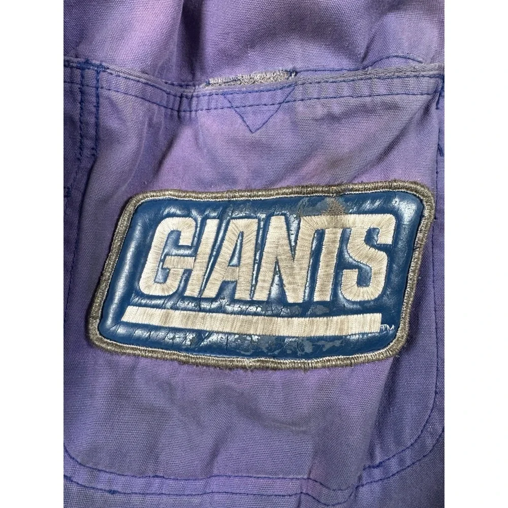 Vintage 90s Mirage NFL New York Giants Stadium Coat Mens L Faded Purple Parka